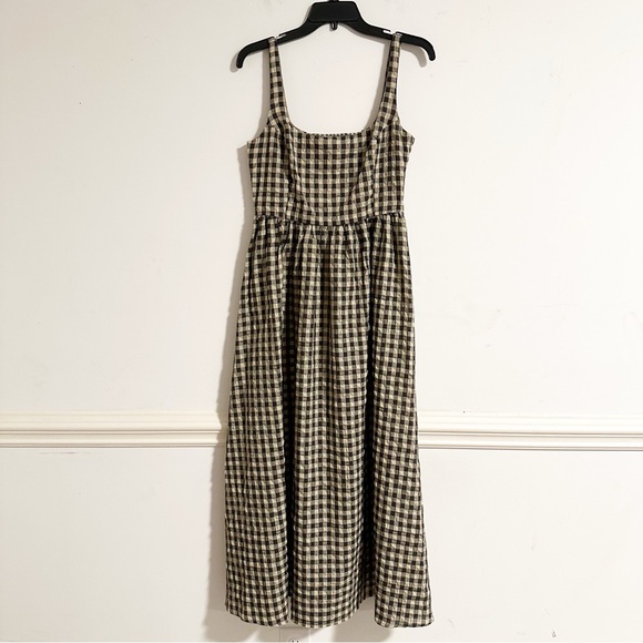 Princess Polly Cartmel Check Maxi Dress in Black and Cream Gingham Cotton - Picture 2 of 9